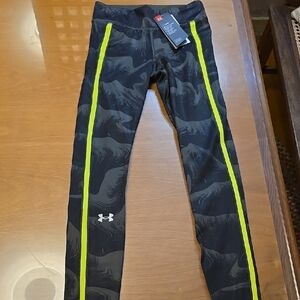 Under Armour Black and Yellow Leggings